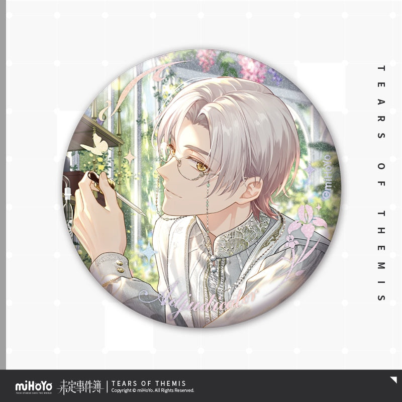 Tears of Themis  Scented Contemplation in Go Series Tinplate Badge (Mo Yi/Adjudicator)