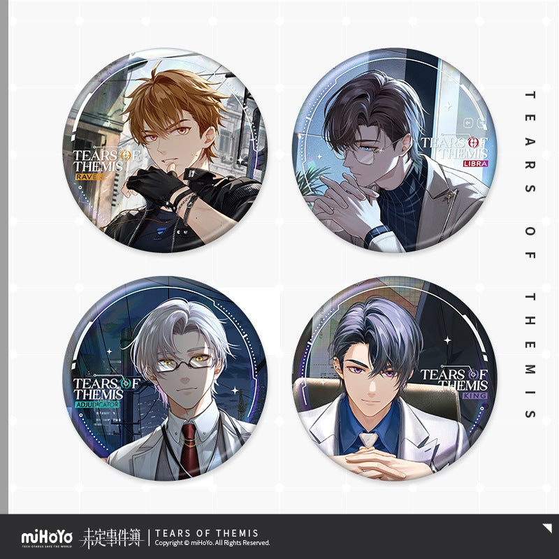 Tears of Themis Memento of Heartbeats Series Tinplate Badge (Round 4)