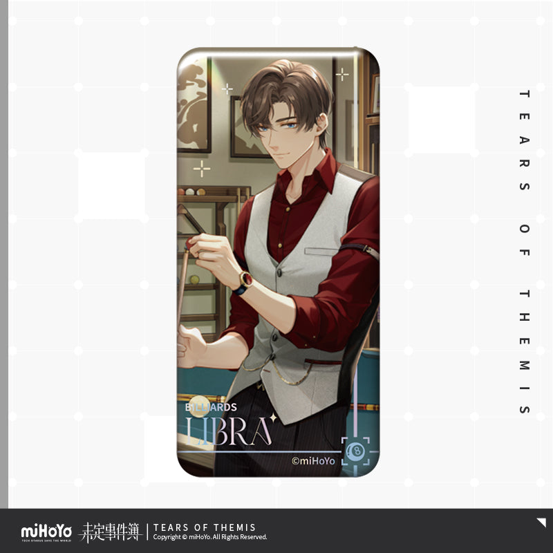 Tears of Themis Heart-Racing Billiards Series Square Badge (Zuo Ran/Libra)