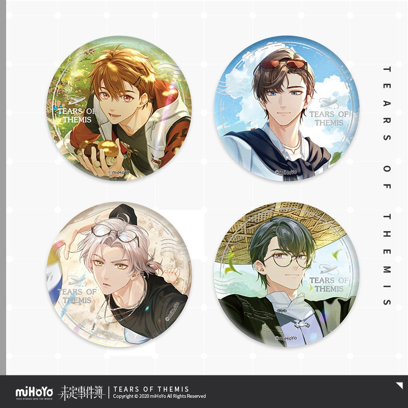 Tears of Themis Romantic Journey in the Gentle Breeze Series Tinplate Badge