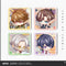 Tears of Themis Where The Heart Series Acrylic Refrigerator Magnet (4pcs)