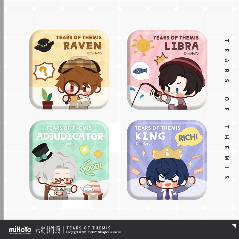 Tears of ThemisLeisurely Rest Series Q Version Square Badge