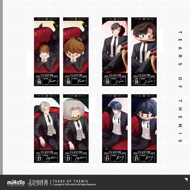 Tears of Themis Secrets of Heart-Stealing Laser Commemorative Ticket Set