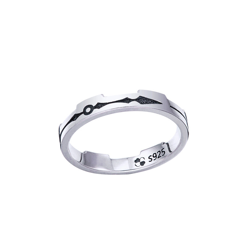 Link Click Ring Cheng Xiaoshi Lu Guang Link Click Pair Ring
