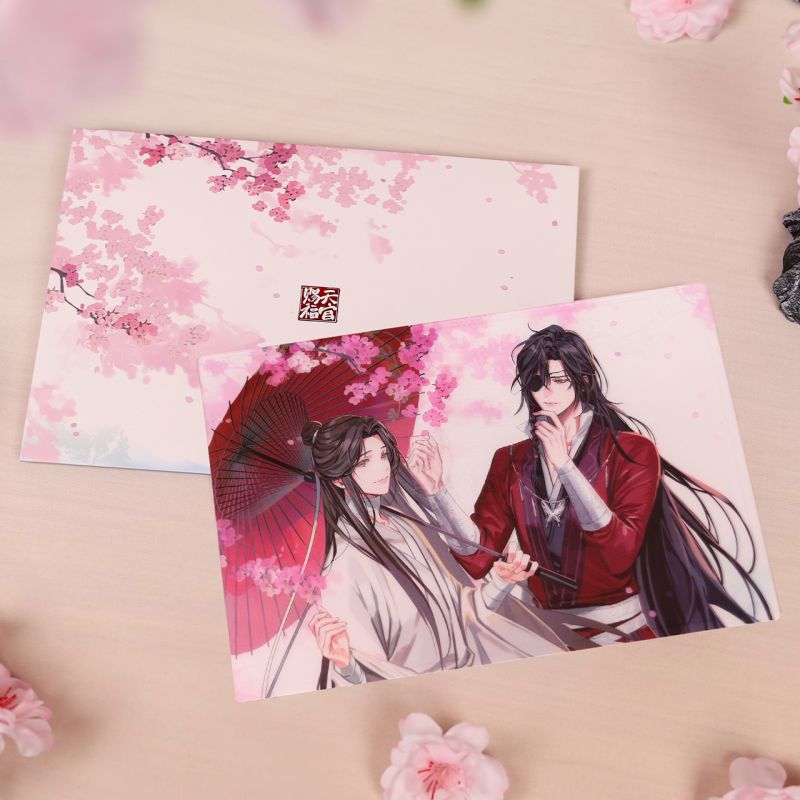 Heaven Official's Blessing Collection Card Hua Cheng Collect Colored Paper Xie Lian Badge