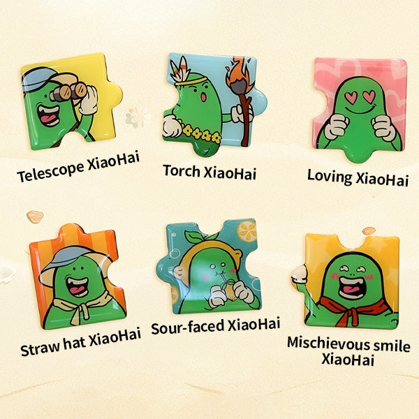 ZJSTV Have Fun Official Merch Puzzle Refrigerator Magnet 6pcs/set