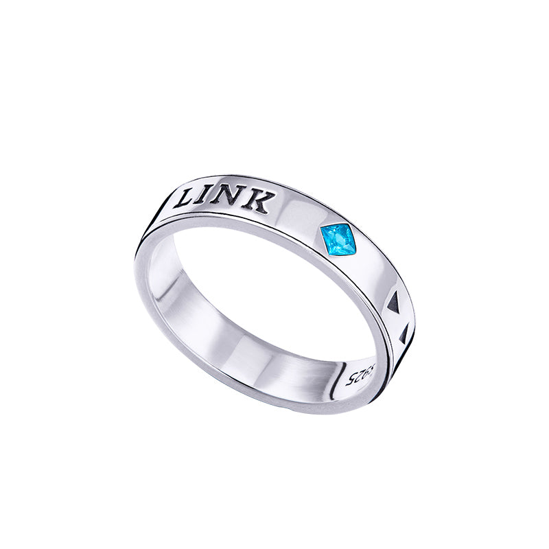 Link Click Ring Cheng Xiaoshi Lu Guang Link Click Pair Ring
