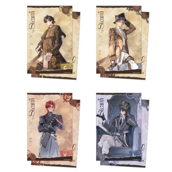 Pre-order Link Click Steam Age Hot Stamped Touch Card Set