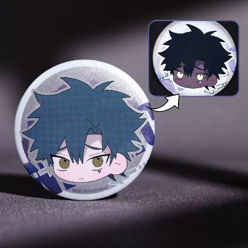 Link Click Badge Q Version Badge Set