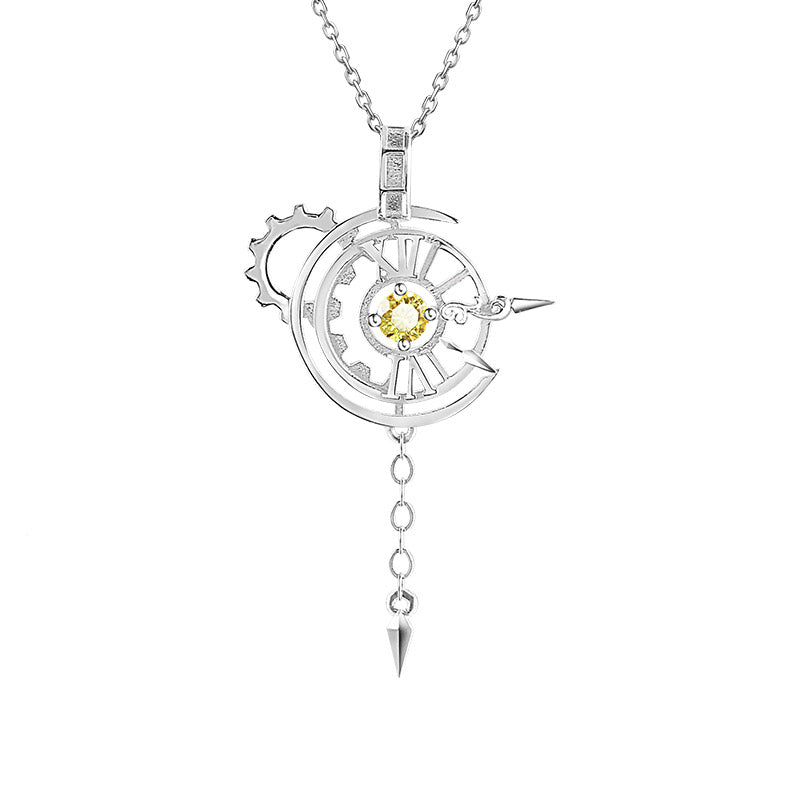 Link Click Official Peripherals Pendant Lu Guang Link Click Silver Pendant Necklace