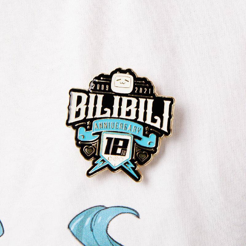 Bilibili 12th Anniversary Metal Badge Gift Box Anime Merchandise Gift