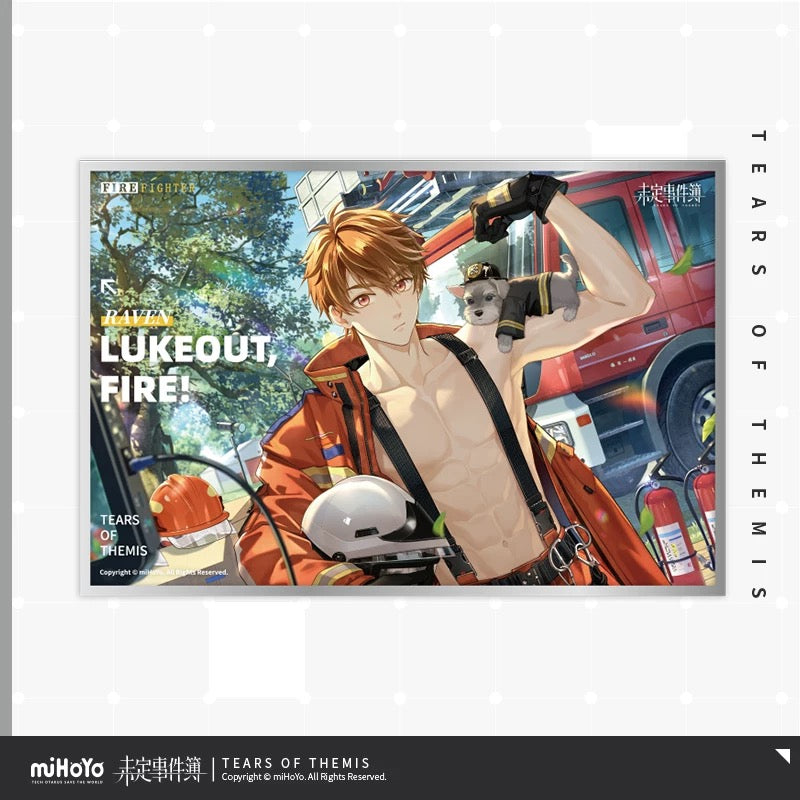 Tears of Themis Raven Lukeout Fire Series Acrylic Colored Paper (Xia Yan/ Raven)