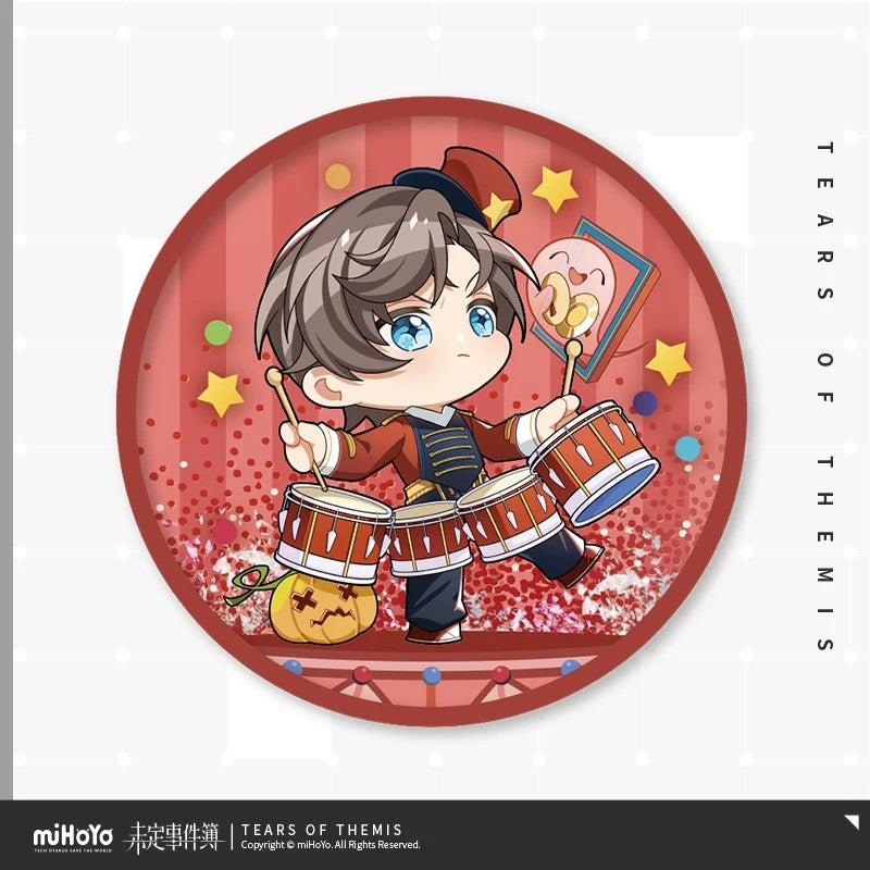 Tears of Themis Pumpkin Adventure Series Acrylic Sandflow Coaster