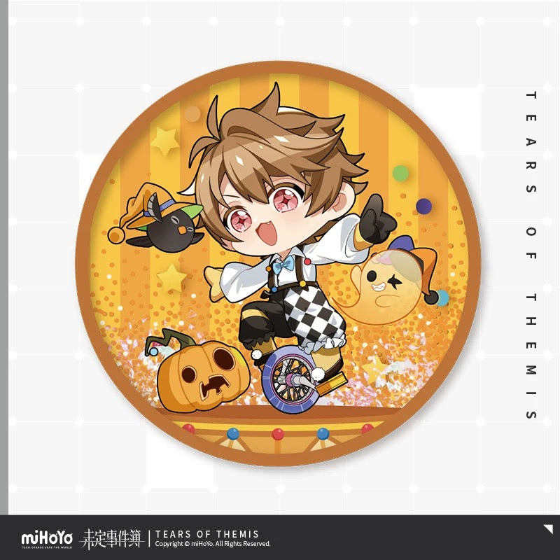 Tears of Themis Pumpkin Adventure Series Acrylic Sandflow Coaster