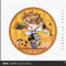 Tears of Themis Pumpkin Adventure Series Acrylic Sandflow Coaster