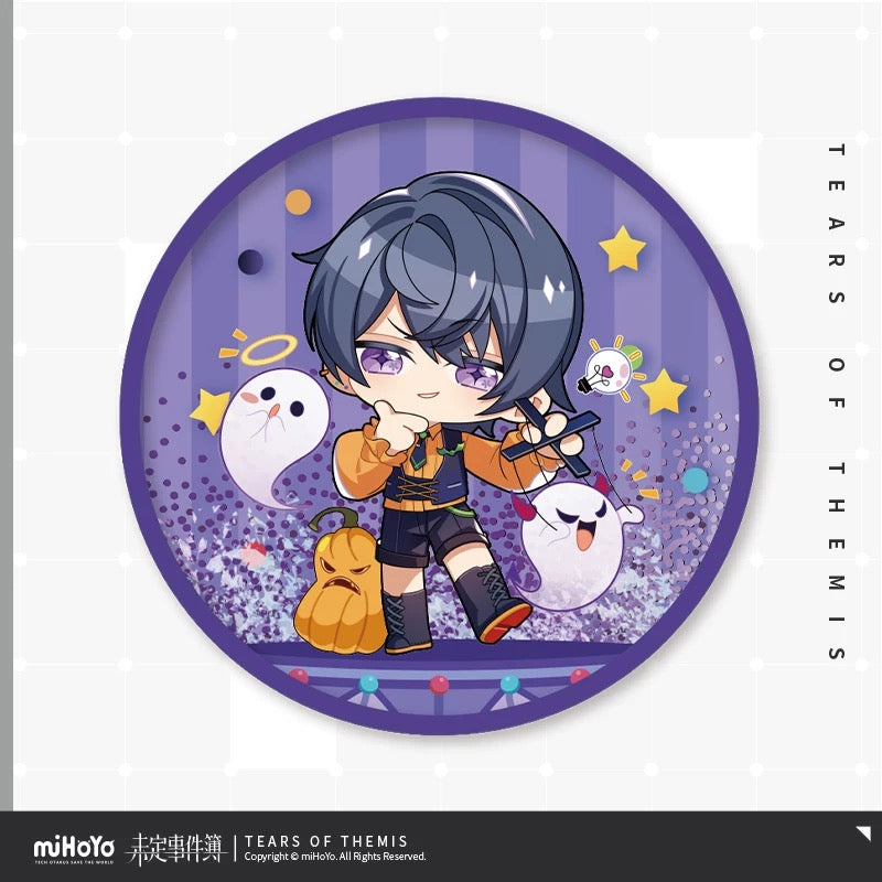 Tears of Themis Pumpkin Adventure Series Acrylic Sandflow Coaster