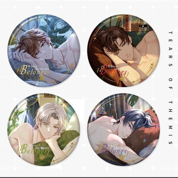 Tears of Themis Where The Heart Series Tinplate Badge