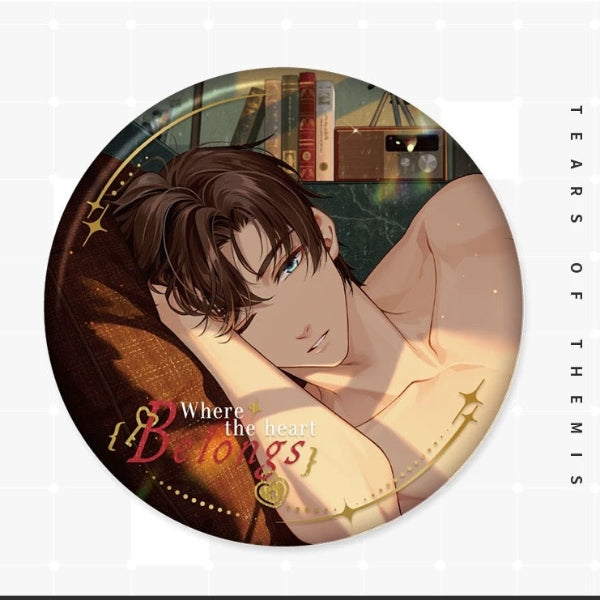 Tears of Themis Where The Heart Series Tinplate Badge