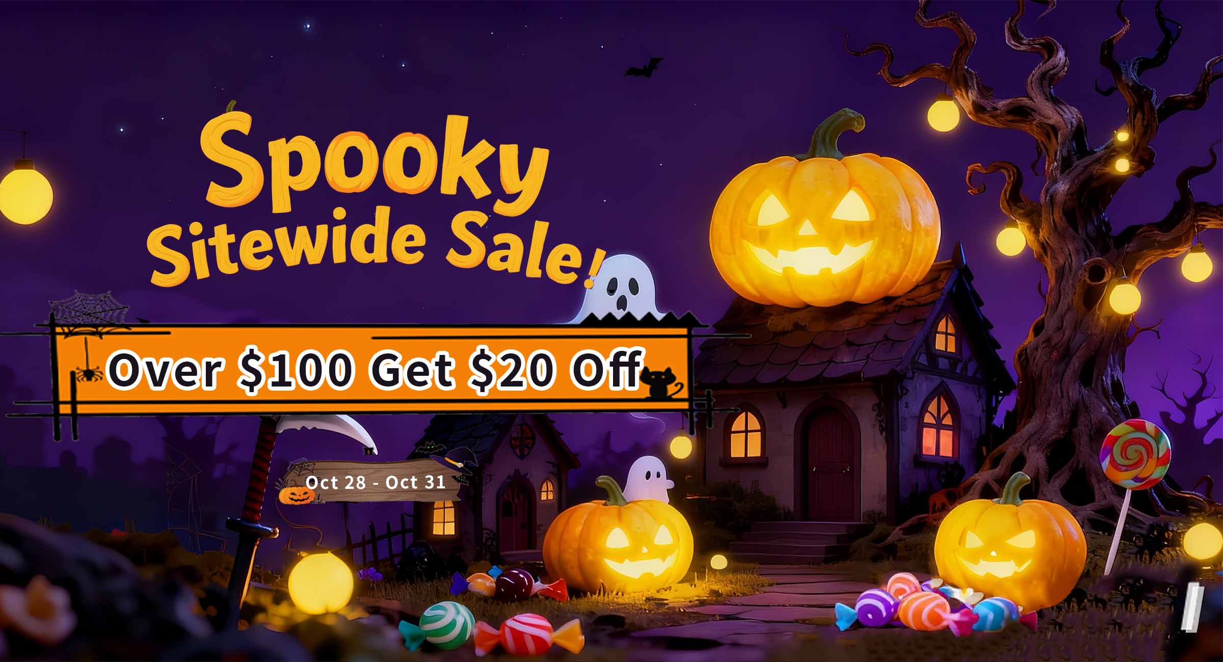👻🎃OVER $100 GET $20 OFF