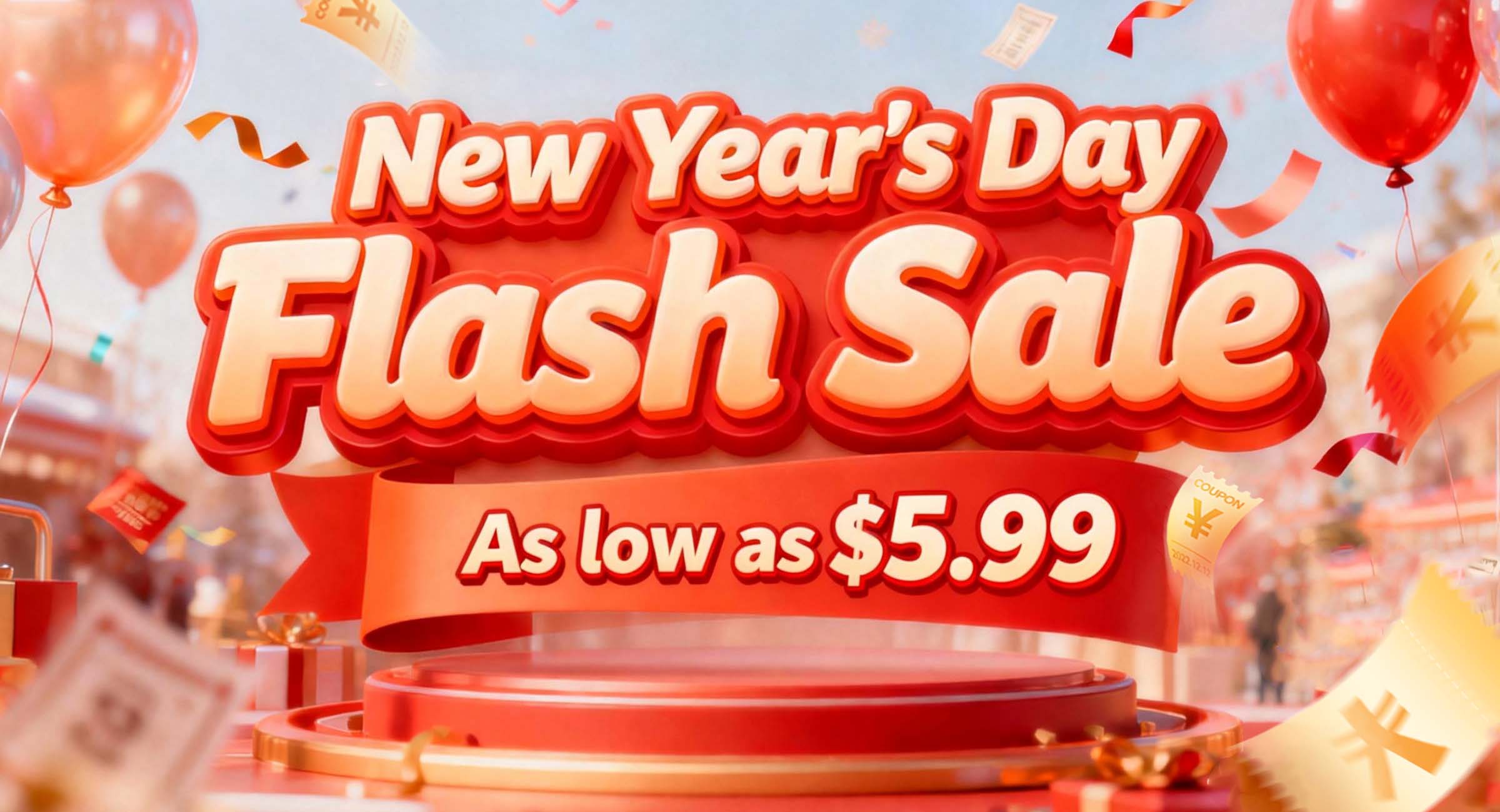 New Year's Day Flash Sale