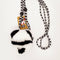 Panda plush phone back clip