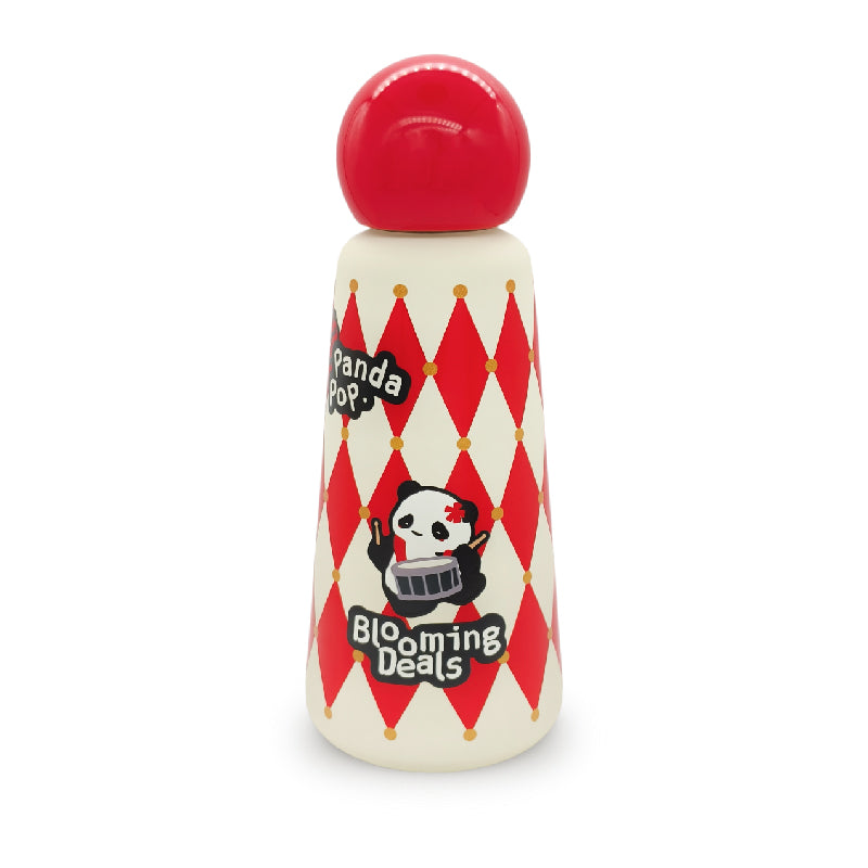 Circus-shaped panda thermos cup