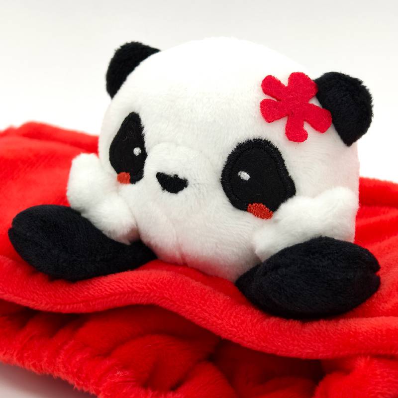Cute panda plush headband