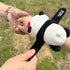 soft plush panda snap bracelet 