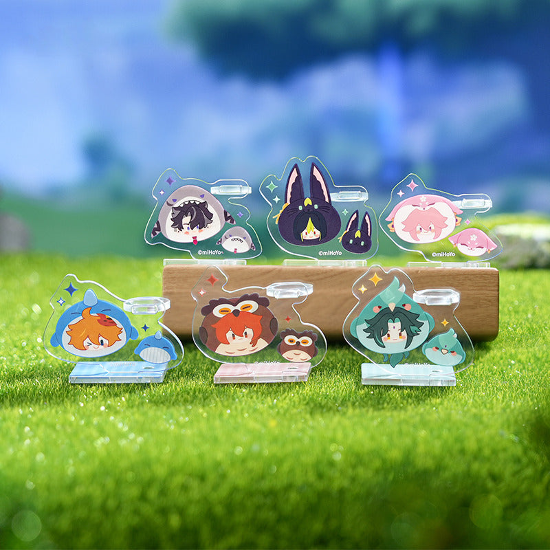Genshin Impact Acrylic Pen Holder Teyvat Zoo Theme Series