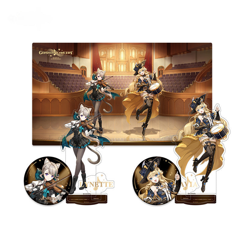 Genshin Impact Badge Standee Mouse Pad Endless Sonata Series