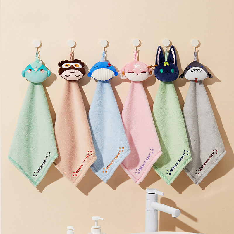 Genshin Impact Hanging Towel Teyvat Zoo Theme Series