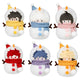 CPOP4U | Link Click Snowman Plush Pendant  Fluffy Winter