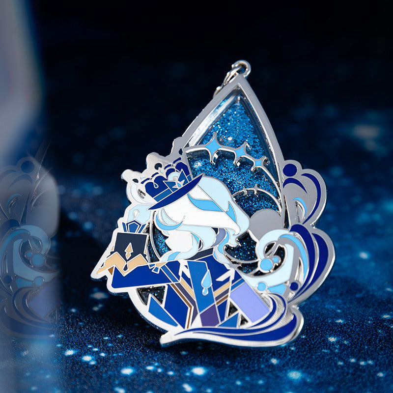 Genshin Impact Furina Stage Focus Quicksand Metal Pendant