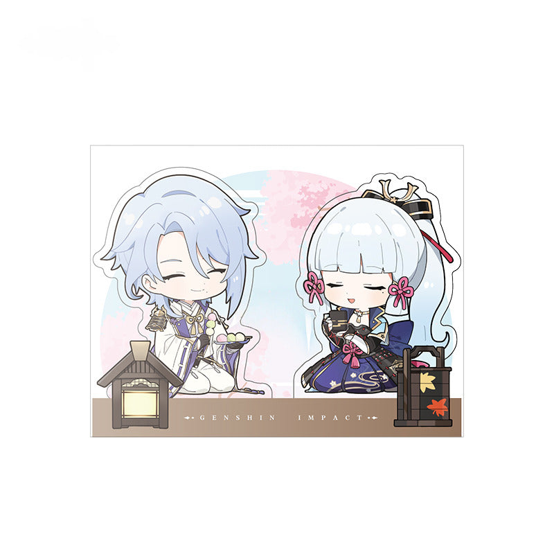 Genshin Impact Acrylic Stamp Ornament Kamizato Ayato 2023 Offline Exhibition Series