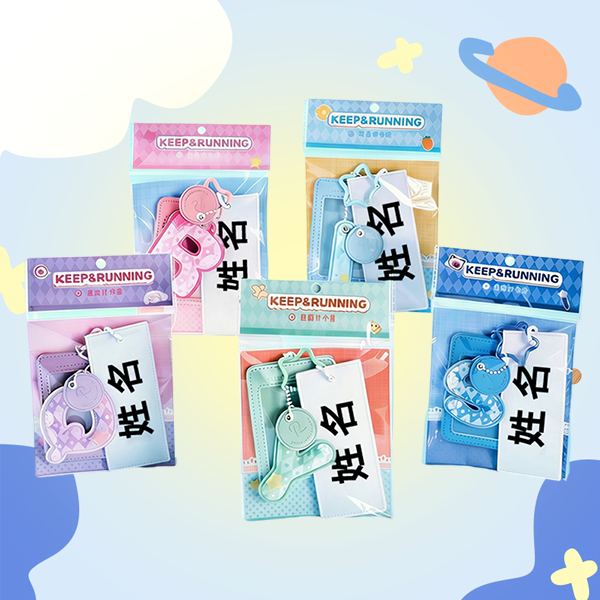 ZJSTV Keep Running KEEP&FUN series Name Tag Card Holder