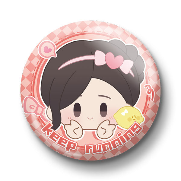ZJSTV Keep Running Official Merch – Benben Sparkle Badge (Blind Box Edition)