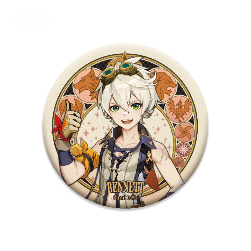 Genshin Impact Badge Mondstadt Theme