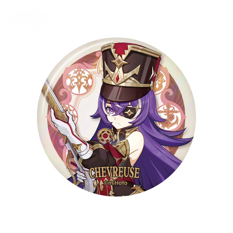 Genshin Impact Badge Fontaine Court Theme