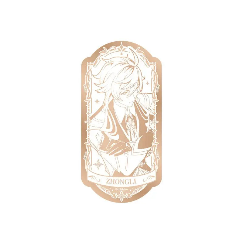 Genshin Impact 6th Anniversary Celebration Series Mirror Badge Standee Card