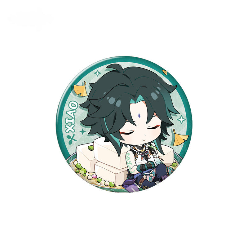 Genshin Impact Character Badge Yummy Party Theme