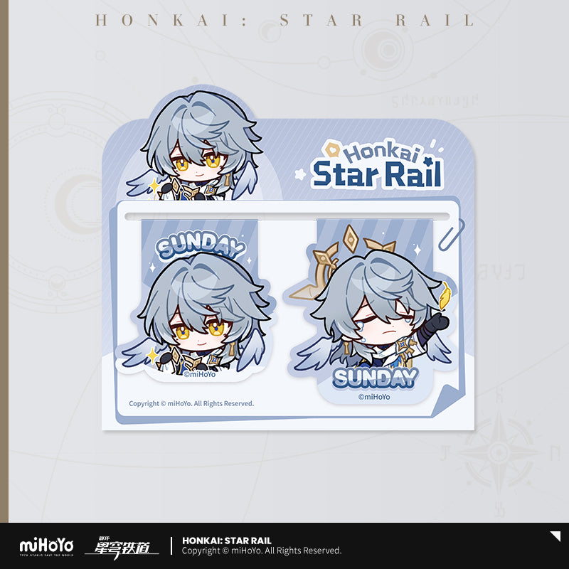 Honkai: Star Rail Soft Magnetic Bookmark Set Pom - Pom Exhibition Hall Series