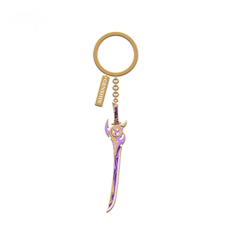 Genshin Impact Metal Weapon Pendant Divine Foresight Series