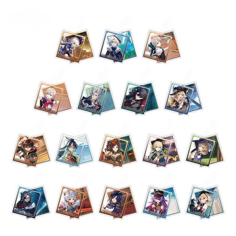 Genshin Impact Double Panel Acrylic Pendant