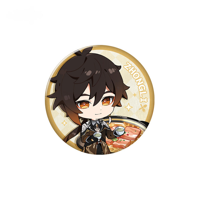 Genshin Impact Character Badge Yummy Party Theme