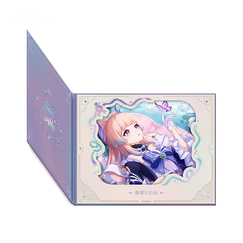 Pre-order Genshin Impact Flip Style Flower Window Colored Paper 2025 Day of Destiny Series