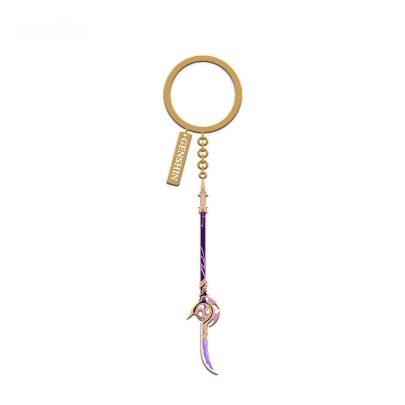 Genshin Impact Metal Weapon Pendant Divine Foresight Series