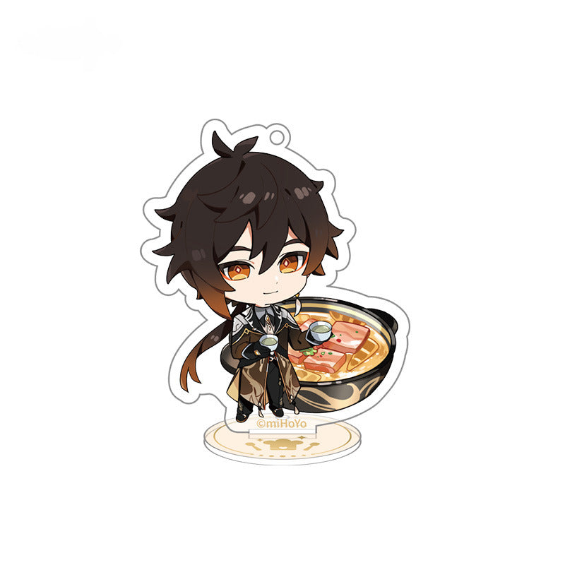 Genshin Impact Character Acrylic Mini Standee Yummy Party Theme