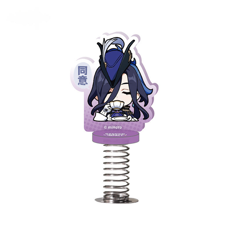 Genshin Impact Acrylic Bobblehead Standee Q Version Emoticon Series