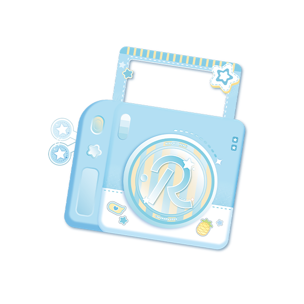 ZJSTV Keep Running Photo Card Camera Magnet
