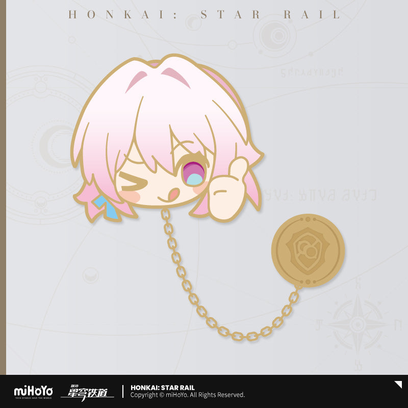 Honkai: Star Rail Metal Badge Pom - Pom Exhibition Hall Series